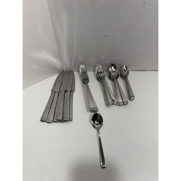 Gorham Other - Gorham Studio 18/10 Stainless Flatware Set 36 Pc Knives Forks Spoons service / 7